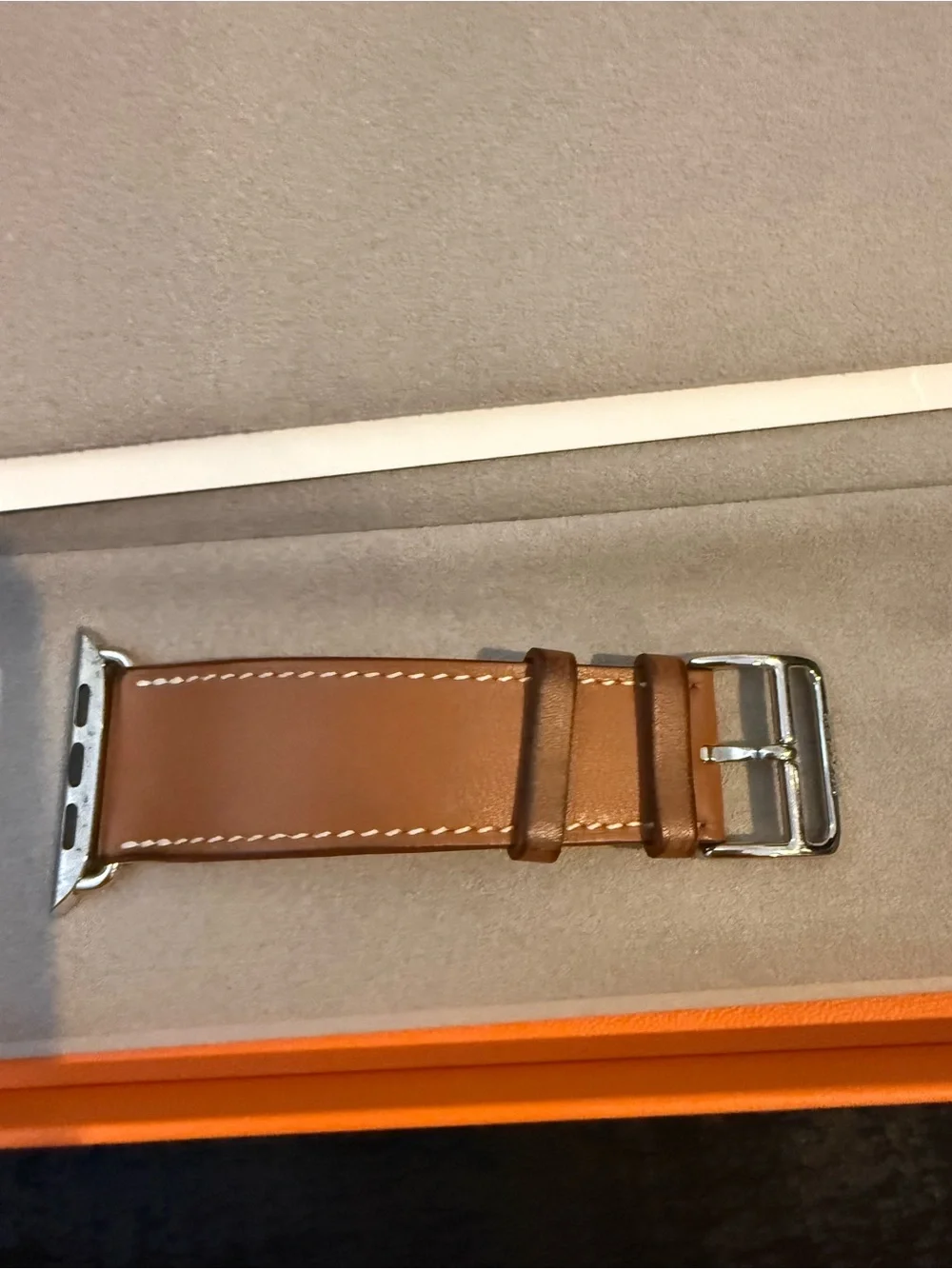 Hermès Orange Box with Black Logo